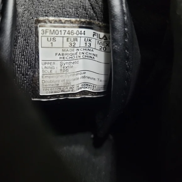 Fila Vulc Paint Drip Black And Pink Sneakers - Picture 6 of 8